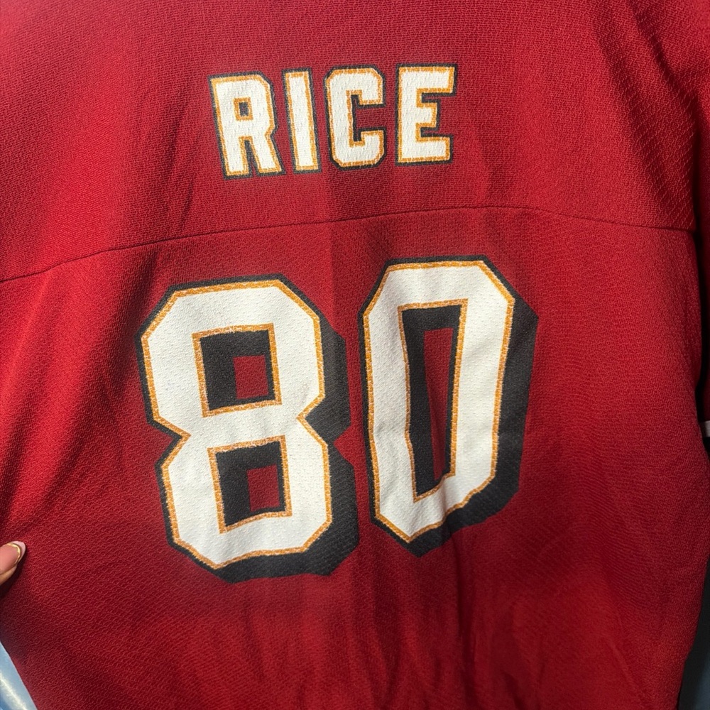 Jerry Rice #80 San Francisco 49ers NFL Football Jersey Youth L/XL - Picture 7 of 8